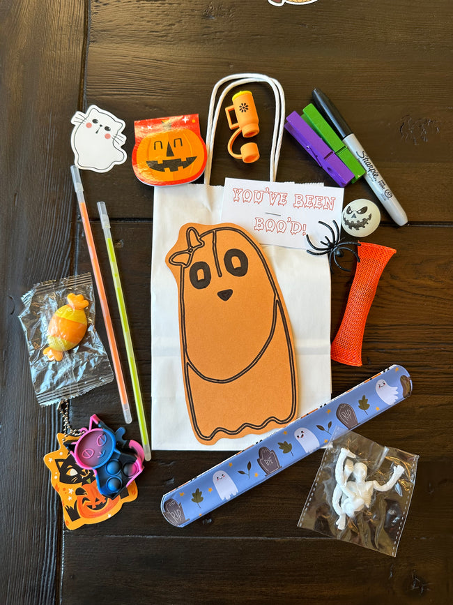 Cheerleader Halloween Boo Bag Kit